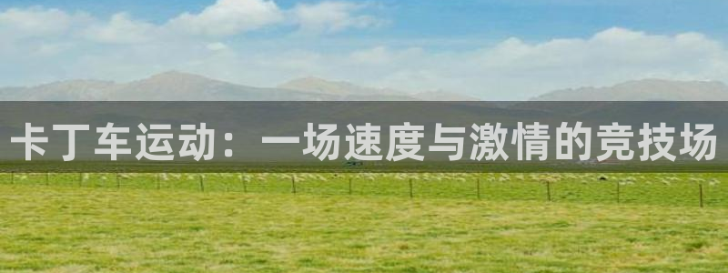 bbin视讯游戏官网：卡丁车运动：一场速度与激情的竞技场